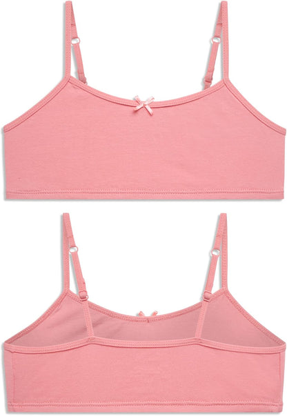 Girls' Cotton Cami Training Bras - 10 Pack