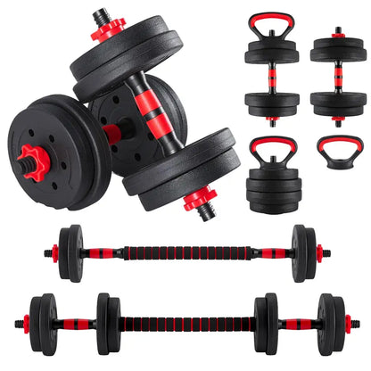 Adjustable 5-In-1 Dumbbell Set (20/40/60 Lbs) - Versatile Home Gym Equipment for Muscle Development, Squats, and Strength Training